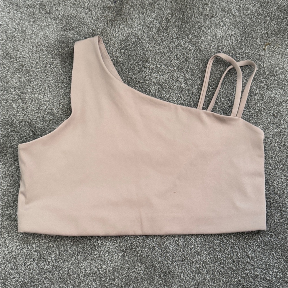H&M One-Shoulder Top in Light Pink